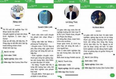 Gia sư dạy đàn Guitar tại Hà Nội