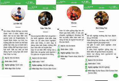 Gia sư dạy đàn Guitar luyện thi