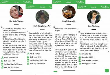Gia sư dạy đàn Guitar biểu diễn